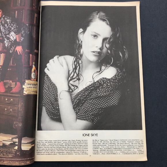 INTERVIEW Robert Townsend WARHOL May 1987 magazine Mary Stuart Masterson - Picture 6 of 15